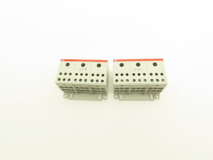 Entrelec BRT 115 Connector Block 600V 115A 3-Pole 8-2AWG In 14-4AWG Out Lot of 2