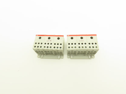 Entrelec BRT 115 Connector Block 600V 115A 3-Pole 8-2AWG In 14-4AWG Out Lot of 2