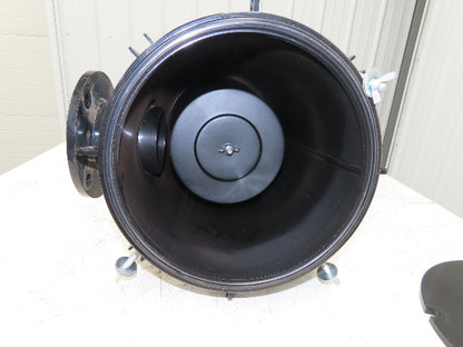 Burkle 4" Pipeline Air Filter Vacuum Pump Blower Steel Housing Flanged