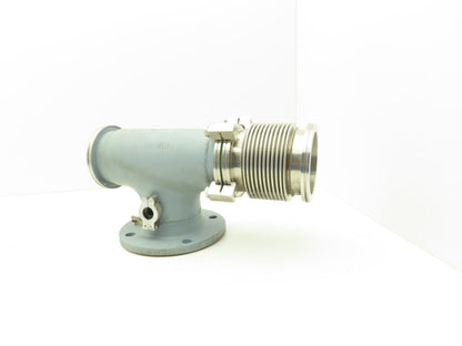 4" Pipe Tee Vacuum Connections x Flanged Inlet 4x4x4" DN100