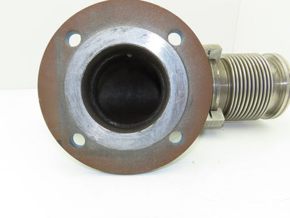4" Pipe Tee Vacuum Connections x Flanged Inlet 4x4x4" DN100