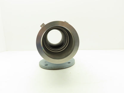 4" Pipe Tee Vacuum Connections x Flanged Inlet 4x4x4" DN100