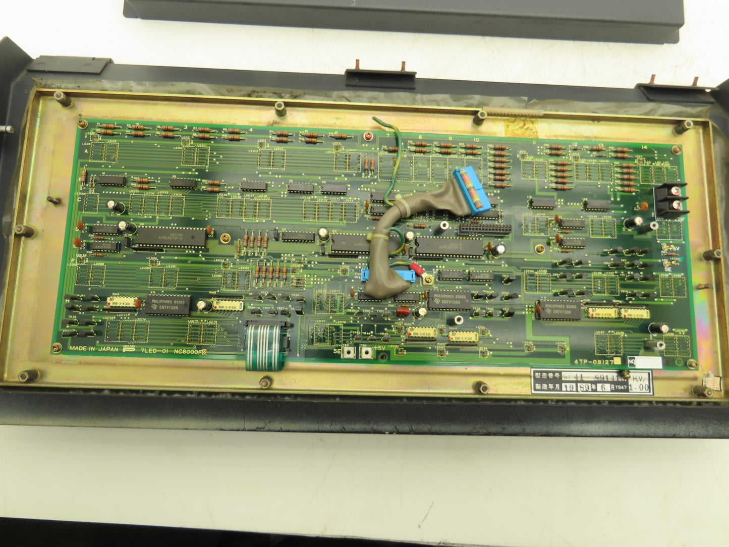 Nissei NC-8000F Operator Control Panel Injection Molding