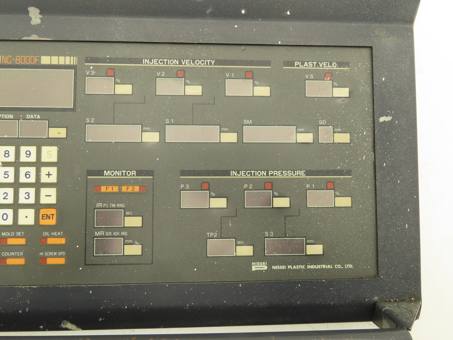 Nissei NC-8000F Operator Control Panel Injection Molding