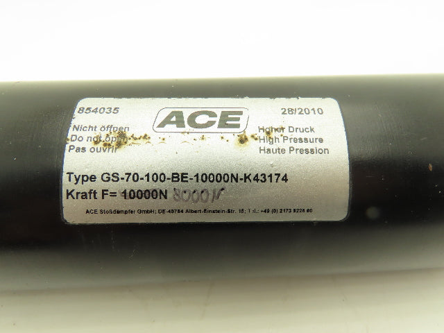 ACE Gas Spring 10000N Strut 100mm Stroke Shock M24-2.0 Read Description