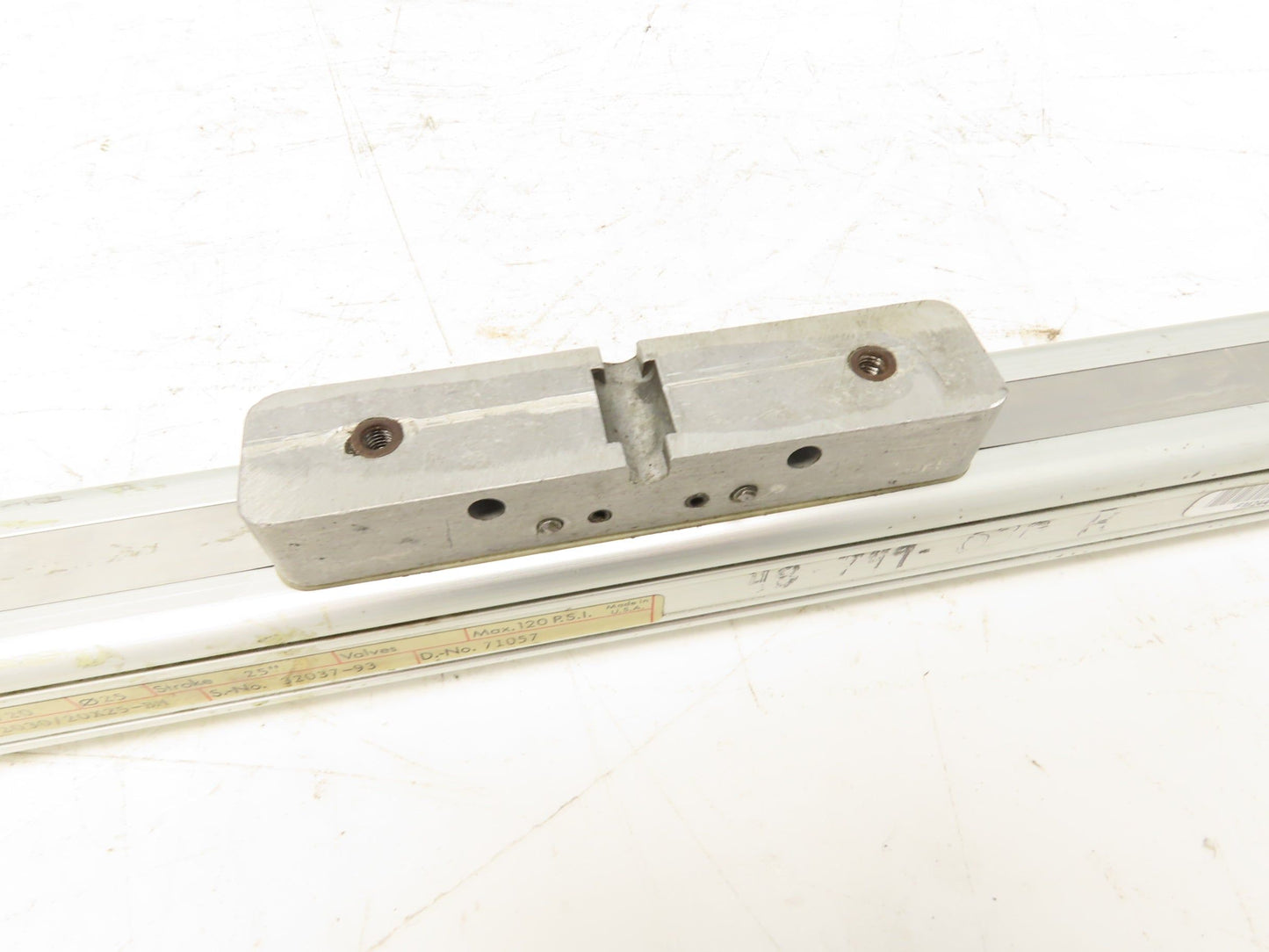 Origa 2030/20 Rodless Pneumatic Slide Air Cylinder Linear Actuator 25" Stroke