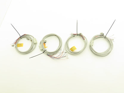 Keyence SL-VP7NM-T Safety Light Curtain Main Unit Connector Cable 4' Lot of 4