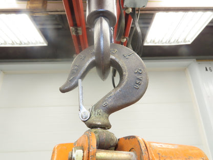 Ingersoll Rand VL2-010 1 Ton 2000Lb Manual Chain Fall Hoist 11' Lift Hook Mount