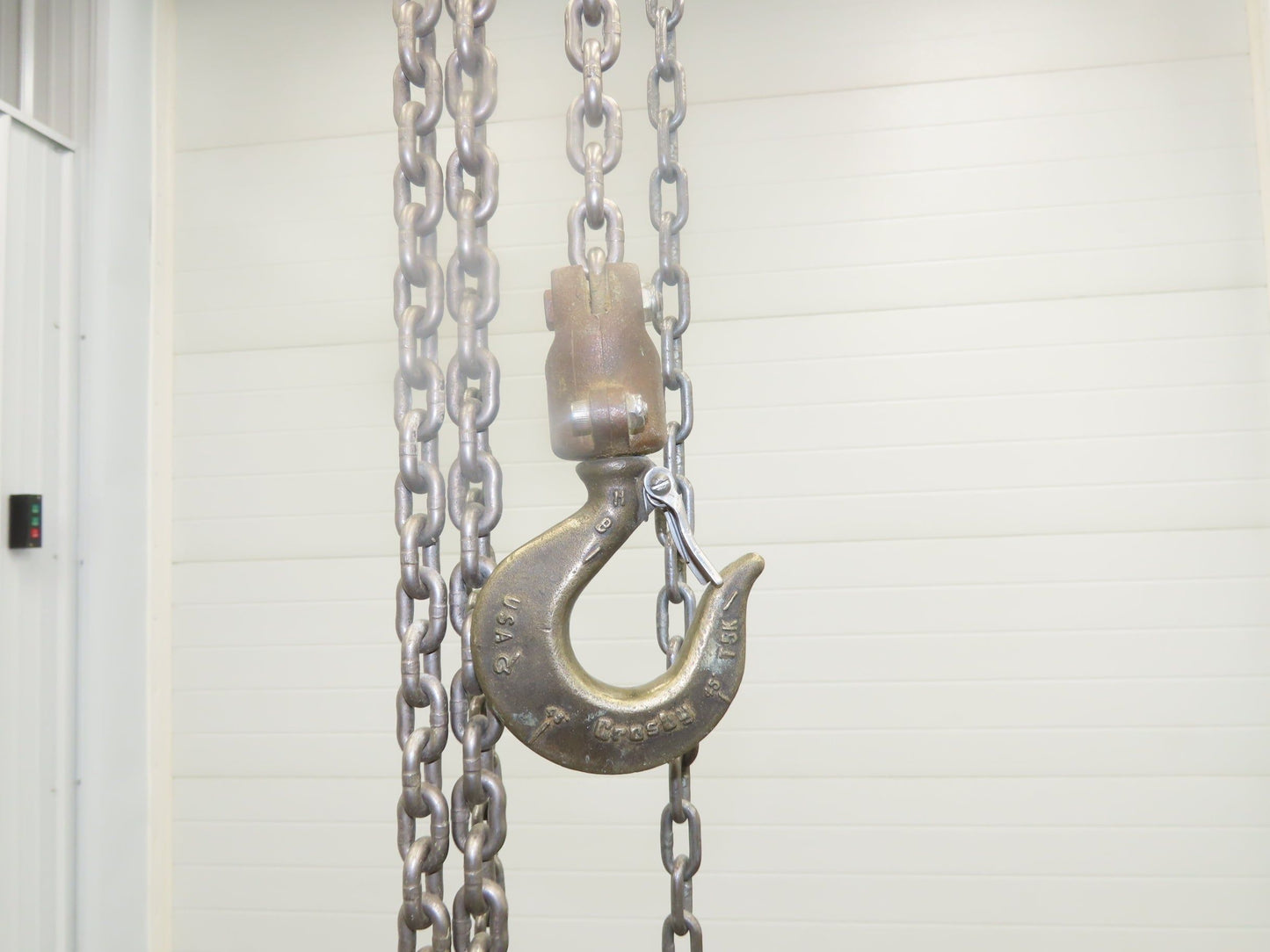 Ingersoll Rand VL2-010 1 Ton 2000Lb Manual Chain Fall Hoist 11' Lift Hook Mount