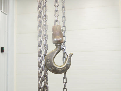 Ingersoll Rand VL2-010 1 Ton 2000Lb Manual Chain Fall Hoist 11' Lift Hook Mount