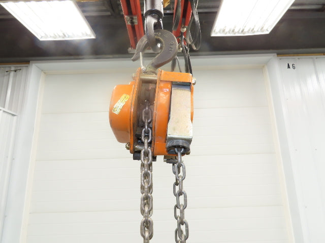 Ingersoll Rand VL2-010 1 Ton 2000Lb Manual Chain Fall Hoist 11' Lift Hook Mount