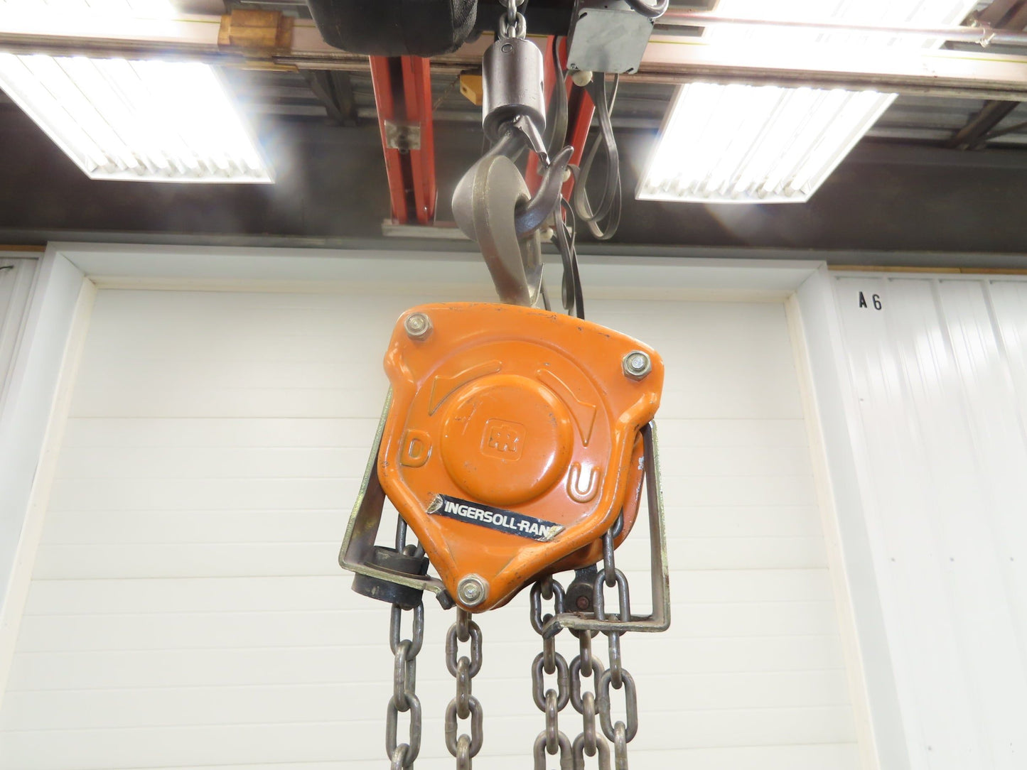 Ingersoll Rand VL2-010 1 Ton 2000Lb Manual Chain Fall Hoist 11' Lift Hook Mount