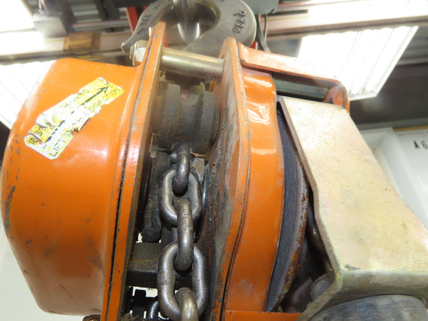 Ingersoll Rand VL2-010 1 Ton 2000Lb Manual Chain Fall Hoist 11' Lift Hook Mount