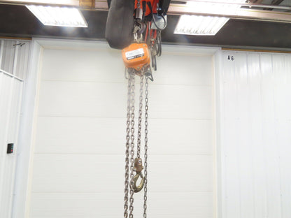Ingersoll Rand VL2-010 1 Ton 2000Lb Manual Chain Fall Hoist 11' Lift Hook Mount