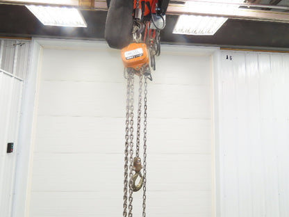 Ingersoll Rand VL2-010 1 Ton 2000Lb Manual Chain Fall Hoist 11' Lift Hook Mount