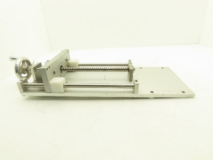 Ball Screw Manual Linear Actuator Hand Crank 9-1/2" Travel