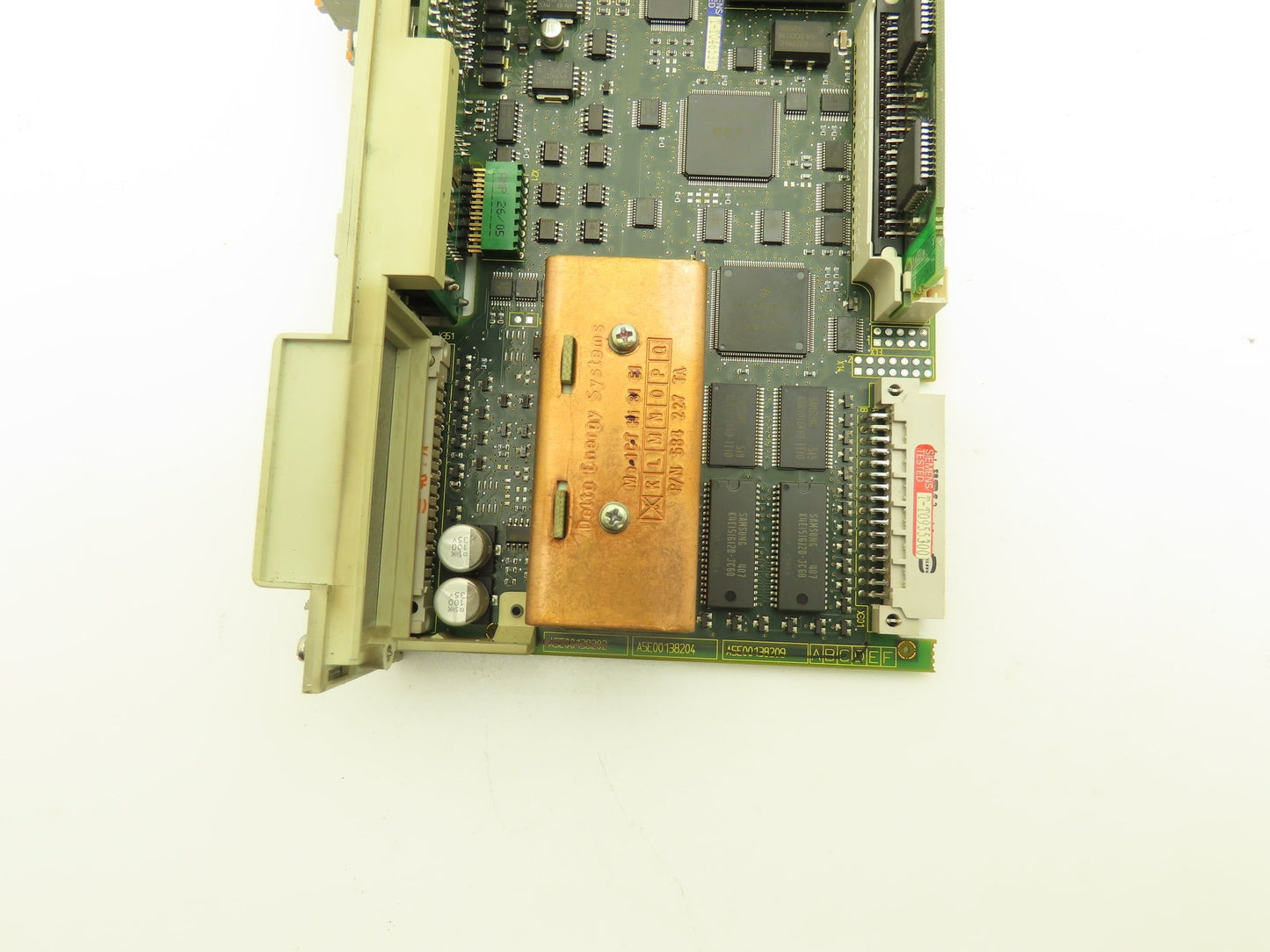 Siemens 6SN1118-0NH01-0AA0 Simodrive Servo Control Module PLC 2 Axis Ver B