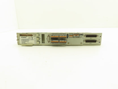 Siemens 6SN1118-0NH01-0AA0 Simodrive Servo Control Module PLC 2 Axis Ver B