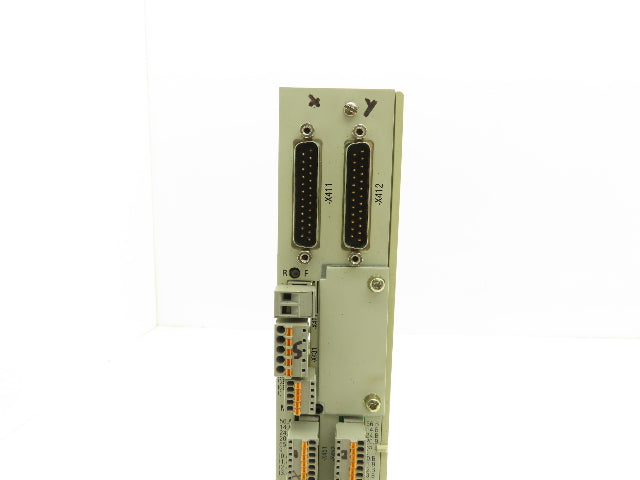 Siemens 6SN1118-0NH01-0AA0 Simodrive Servo Control Module PLC 2 Axis Ver B