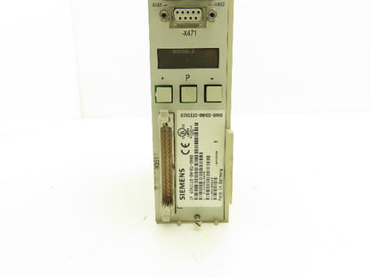 Siemens 6SN1118-0NH01-0AA0 Simodrive Servo Control Module PLC 2 Axis Ver B
