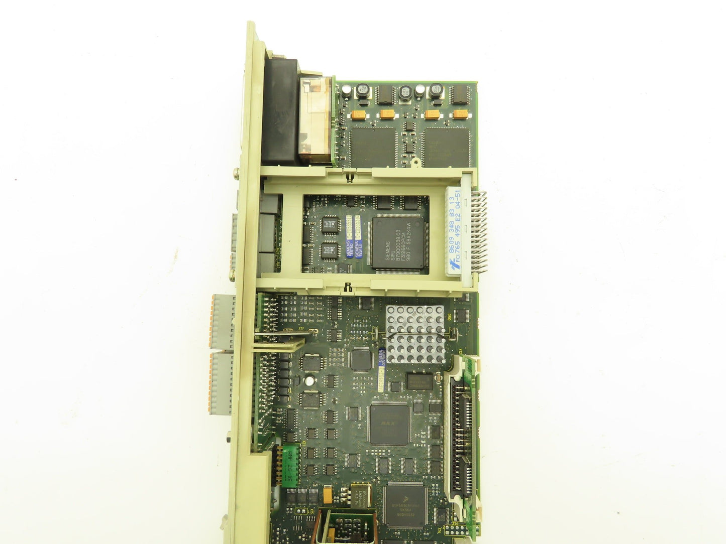 Siemens 6SN1118-0NH01-0AA0 Simodrive Servo Control Module PLC 2 Axis Ver B