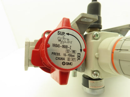 SMC VHS40-N06B-Z Air Filter Regulator Lubricator Assembly 3/4" NPT 100 psi