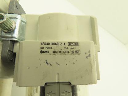 SMC VHS40-N06B-Z Air Filter Regulator Lubricator Assembly 3/4" NPT 100 psi