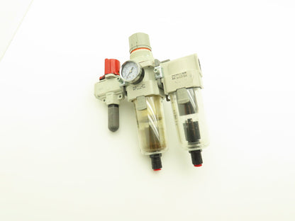SMC VHS40-N06B-Z Air Filter Regulator Lubricator Assembly 3/4" NPT 100 psi