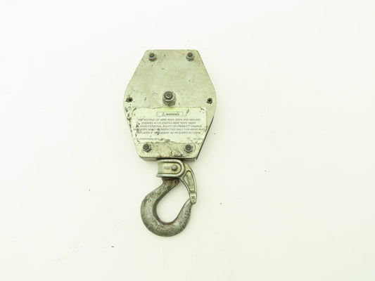 Zimmerman Ingersoll Rand 10444 Air Balancer Load Block Single Pulley Sheave