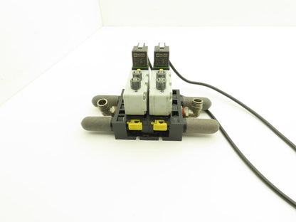 Aventics V740 2-Station Solenoid Valve Assembly 150psi 24V AC/DC 4A