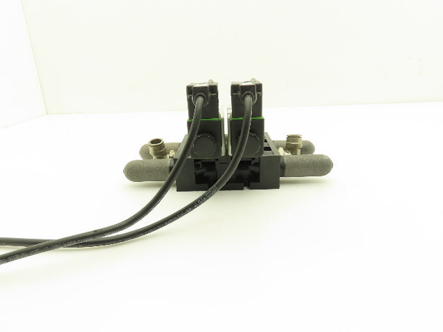 Aventics V740 2-Station Solenoid Valve Assembly 150psi 24V AC/DC 4A