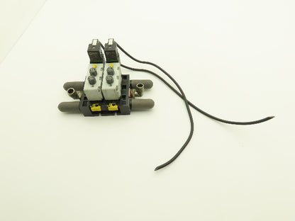 Aventics V740 2-Station Solenoid Valve Assembly 150psi 24V AC/DC 4A