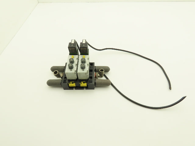 Aventics V740 2-Station Solenoid Valve Assembly 150psi 24V AC/DC 4A