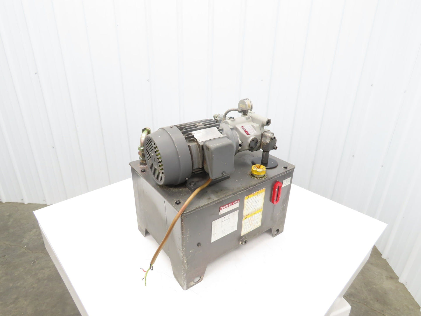 Toyopac TP40NA Hydraulic Power Unit 10 Gal 6.5gpm 2000psi Toyo-Oki Pump 230V 3PH