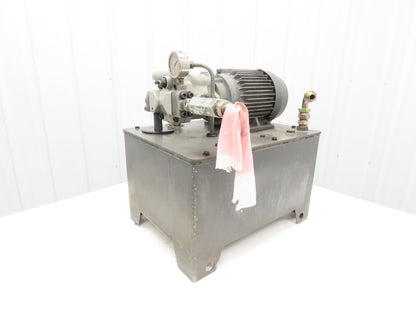 Toyopac TP40NA Hydraulic Power Unit 10 Gal 6.5gpm 2000psi Toyo-Oki Pump 230V 3PH