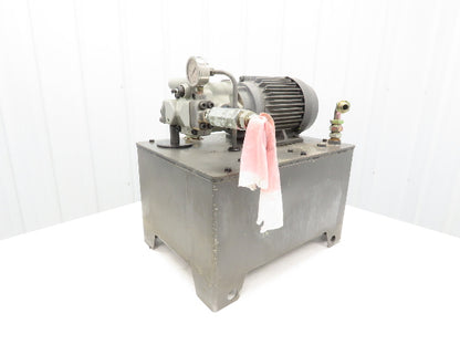 Toyopac TP40NA Hydraulic Power Unit 10 Gal 6.5gpm 2000psi Toyo-Oki Pump 230V 3PH