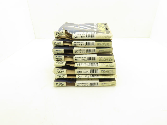 Olsen 82753NEB164875 18 TPI Metal Bandsaw Wavy Raker Blade 64.5" X 1/2" Lot of 8