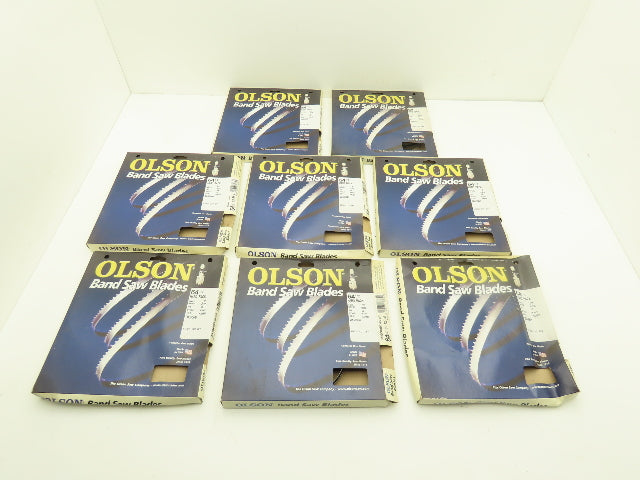 Olsen 82753NEB164875 18 TPI Metal Bandsaw Wavy Raker Blade 64.5" X 1/2" Lot of 8