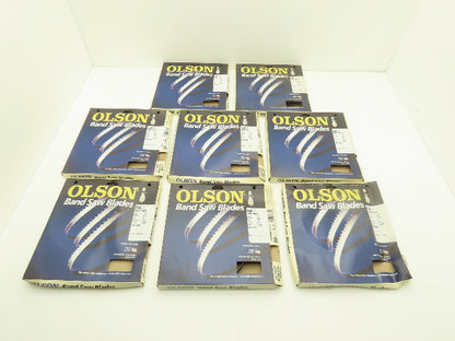 Olsen 82753NEB164875 18 TPI Metal Bandsaw Wavy Raker Blade 64.5" X 1/2" Lot of 8