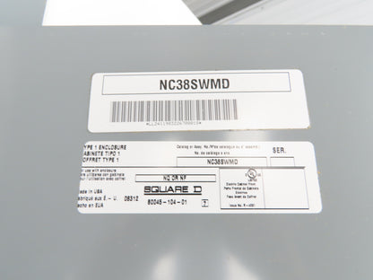Square D NC38SWMD Panelboard enclosure cover NQ/NF Type 1 20" W x 38" H