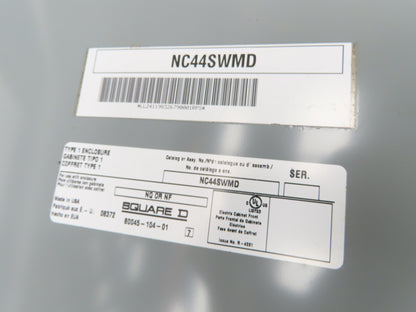 Square D NC44SWMD Panelboard enclosure cover NQ/NF Type 1 20" W x 44" H