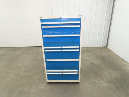 Lista 8 Drawer Industrial Tooling Cabinet 30x29x60" Lyon Stanley Vidmar Box