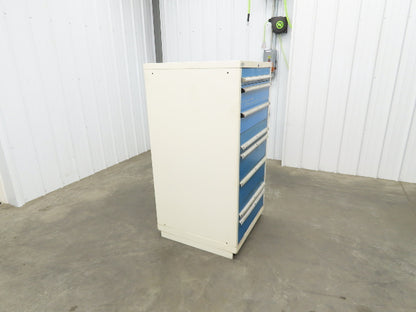 Lista 8 Drawer Industrial Tooling Cabinet 30x29x60" Lyon Stanley Vidmar Box