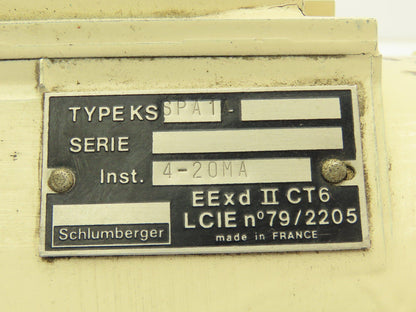 Schlumberger Type KS SPA1 Rotary Motor Encoder 4-20MA 10mm Shaft