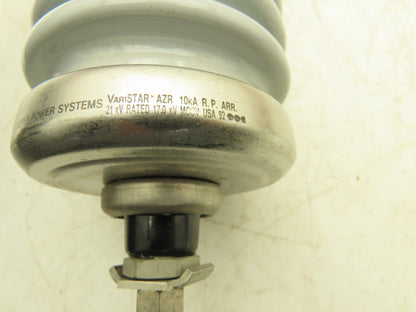 McGraw-Edison Cooper AZR401B21 Surge Arrester 21kV 18"