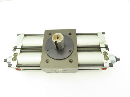 PHD R11A6090-P-B-A Pneumatic Rotary Actuator 2" Bore 90° Single Shaft