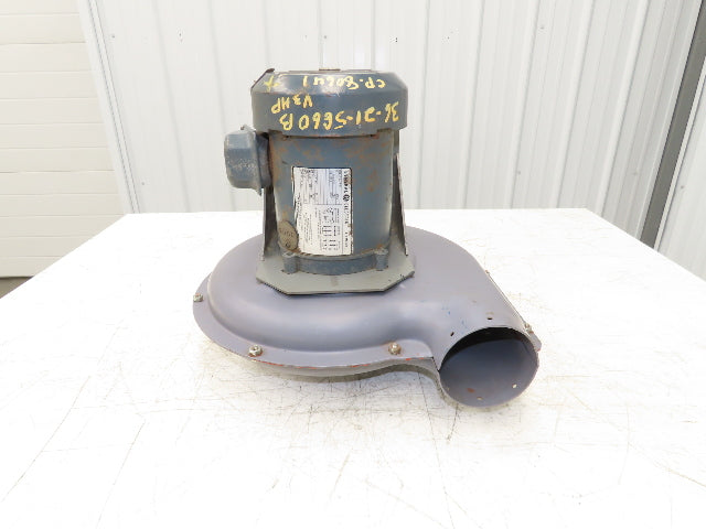 9" Centrifugal Fan Blower .33Hp 3450rpm 230/460V 3Ph 5"x 4" Inlet/Outlet