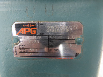 Sterling 140SM3A Inline Helical Gearbox 2.7:1 Reducer 5.6Hp 650rpm 140T