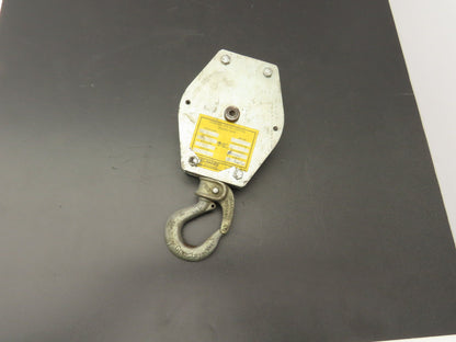 Zimmerman Ingersoll Rand 10444 Air Balancer Load Block Single Pulley Sheave