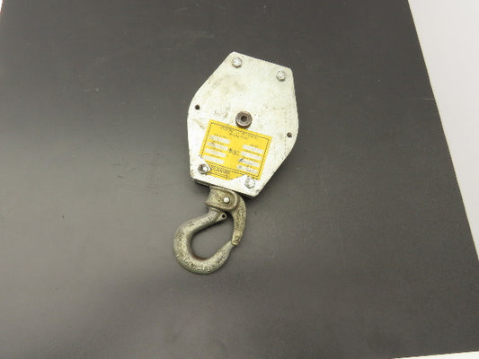 Zimmerman Ingersoll Rand 10444 Air Balancer Load Block Single Pulley Sheave